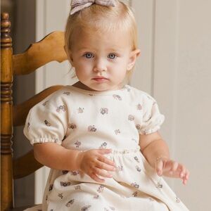 Quincy Mae Annie Ribbed Dress Wild Flowers